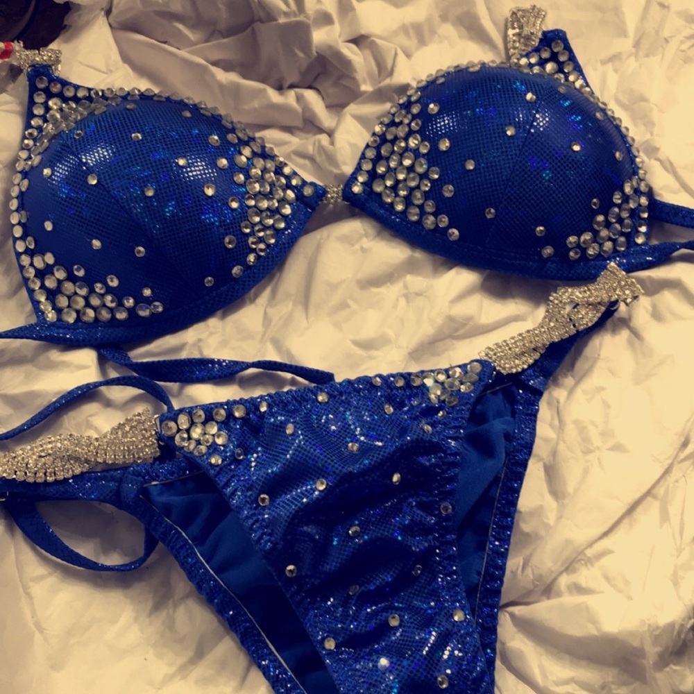 Blue Competition Bikini